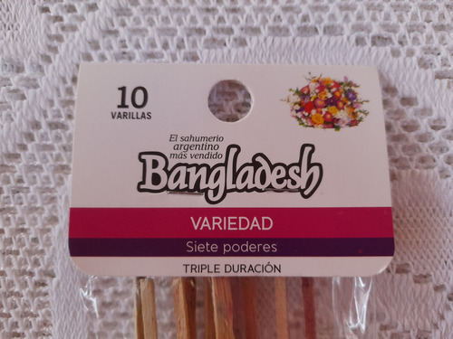 Sahumerios Triple Empaste Bangladesh X 10 Varillas Fragancia Variedad