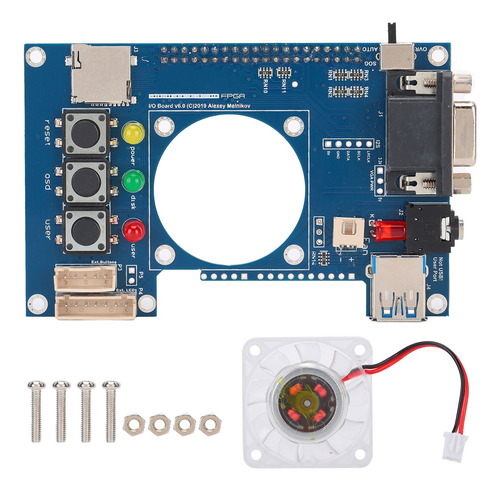 Io Board Analógico Vga Puerto Para Mister Fpga 3.5mm Auricul