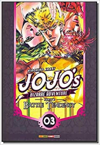 Livro Jojos Bizarre Adventure - Parte 2  - Vol 03