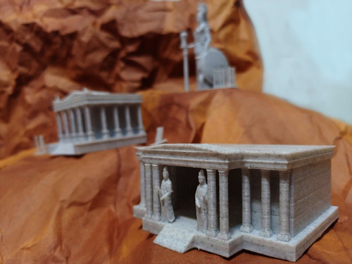 Imagen 5 de 10 de 12 Casas Del Santuario Y Estatua Atenea Saint Seiya Magicat