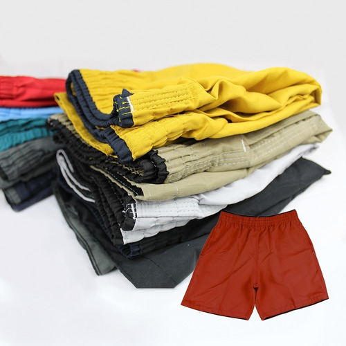 Imagem 5 de 7 de Kit 10 Shorts Masculino Calção Esportivo Caminhada Corrida