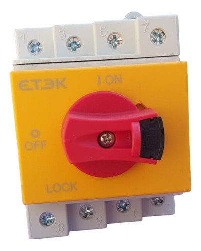 Chave Seccionadora Fotovoltaica 4 Polos 1500v 32a Combo 4 Un