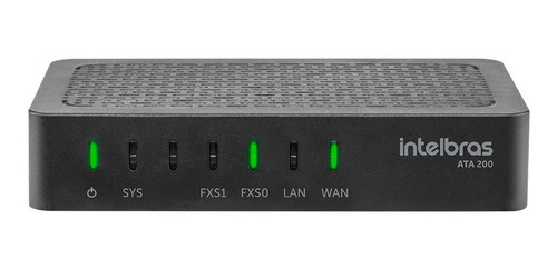 Adaptador conversor de protocolos Voip Intelbras Ip Ata 200