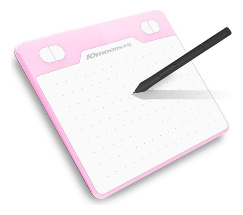 Mesa Digitalizadora 10moons T503 Gráficos Tablet - Rosa