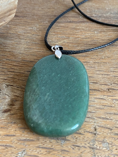 Dije De Aventurina Verde Amuleto Piedra De La Salud