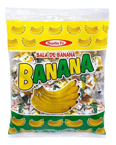 Bala De Banana 500g - Santa Fé