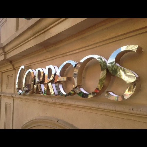 Avisos Logo Corpóreos Acrílico Letras Espejo Retroiluminados