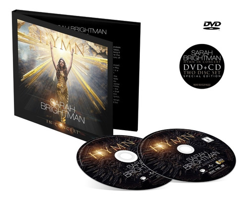 Sarah Brightman Hymn In Concert Cd+dvd Import.nuevo En Stock