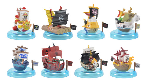 Figuras Muñeco Gashapon One Piece Barcos Luffy Law Sunny X8u