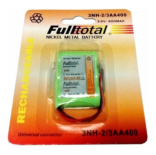 Bateria Telefono Fulltotal 400mah 3.6v Recargable Nickel