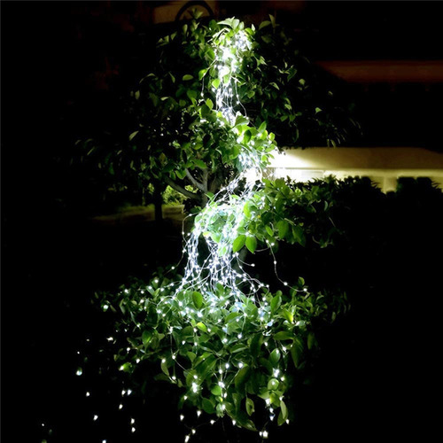 200 Leds Hadas Alambre De Cobre Cadena Luz Cascada Lámpara C