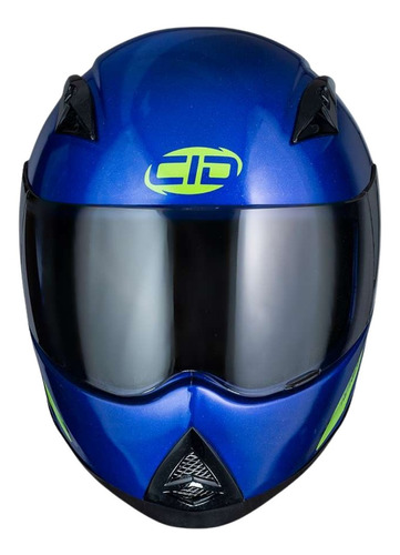 Casco Para Motos Cid Integral Micro Con Visor Anti-crash