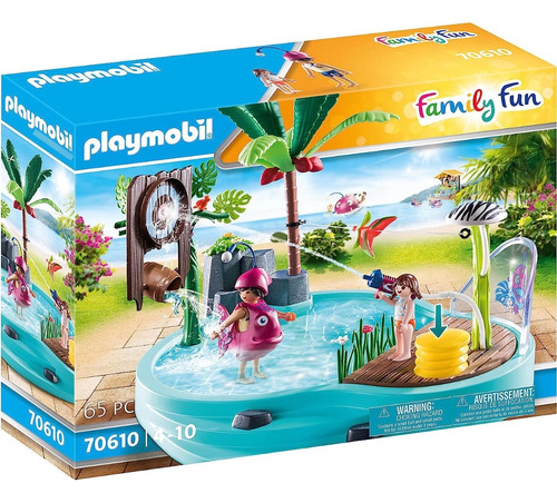 Playmobil Family Fun Alberca Divertida Set Parque Acuatico