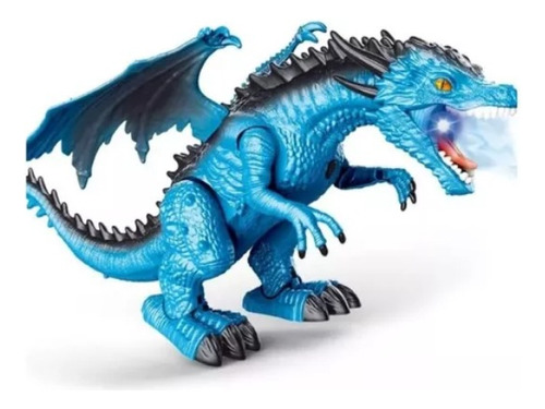 Brinquedo Dragão Gelo Azul Controle Remoto Polibrinq Dg053