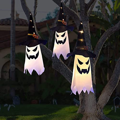 Halloween Decorations Outdoor Hanging Lighted Glowing G...