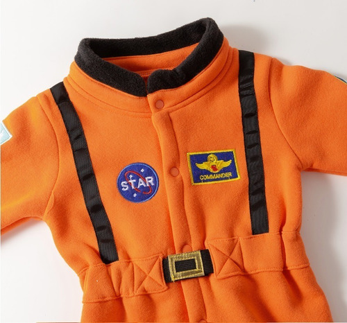 Fantasia Astronauta Bebe E Recém Nascido Body Traje Espacial