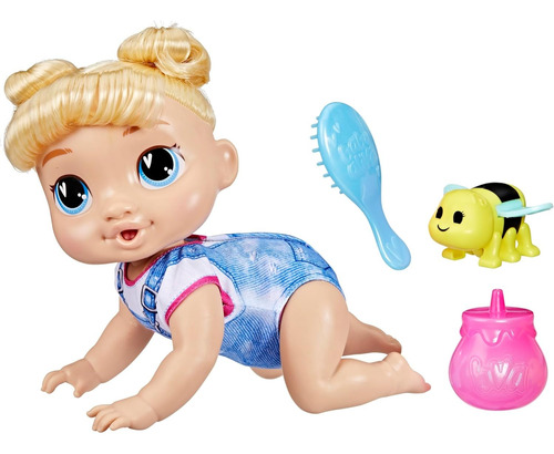 Baby Alive Gatea Y Juega Muñeca Electrónica + De 40 Sonidos