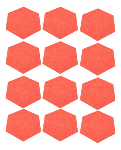 Panel De Absorción Acústica Rosa De 12 Piezas Con Aislamient