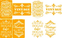 Comprar Stencil Plantilla Frases 20x30 Combox4 Deco Stencils F06
