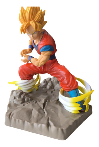Figura Goku Ssj Dragon Ball Z 18 Cm En Caja Bootleg Anime