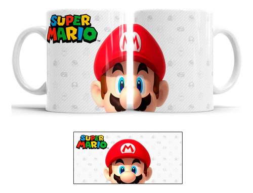 Taza Personalizada De Mario Bros Super Mario Bros 11oz