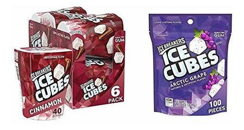 Chicle - Ice Breakers Ice Cubes Chicle Sin Azúcar Con Xilito