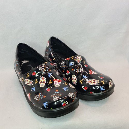 Zapatos Antiderrapantes Dia De Muertos Dama Talla 24 Catrina