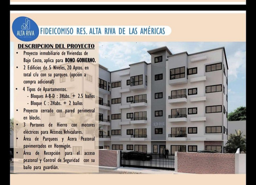 Vendo Apartamentos Nuevos En Construccionen En La Marginal De Las America Res. Alta Riva.