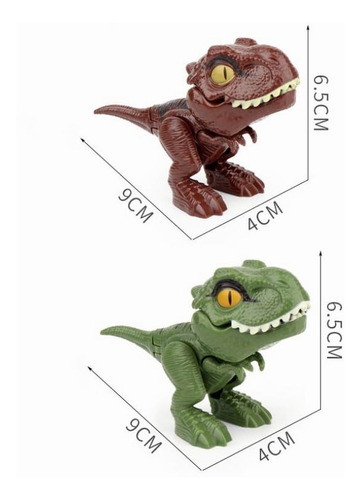 Juguetes De Dinosaurios T-rex Para Niños 4 Unidades Bebés 
