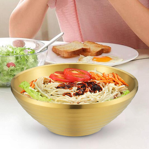 Tazón De Acero Inoxidable, Tazón Para Fideos, Tazón Para