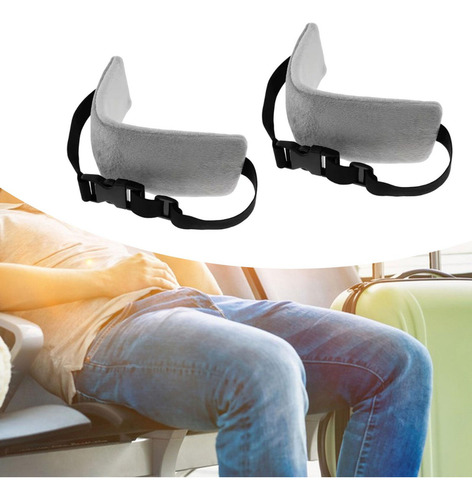 A 2 Piezas Corturas De Almohada De Almohada Avión De Gris