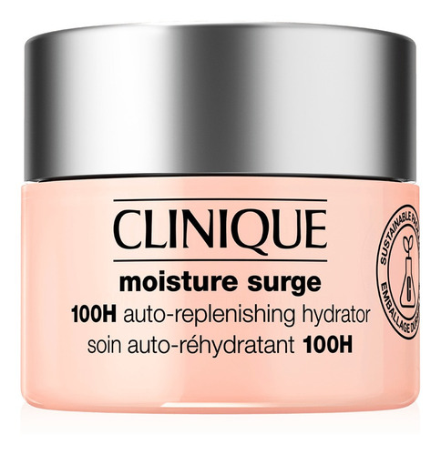 Crema/Gel 100H Auto-Replenishing Hydrator Clinique Moisture Surge día/noche para todo tipo de piel de 15mL