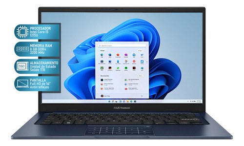 Laptop Asus Vivobook 14 Intel Core I5 1235u 8gb Ram 1tb Ssd Windows 11 Home