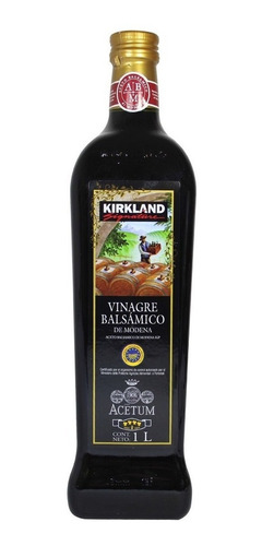 Imagen 1 de 2 de Vinagre Balsámico De Modena Kirkland De 1 Lt