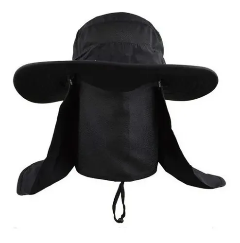 comprar Sombrero Protege Rayos Uv Cuello Cara Pesca Camping Trabajo