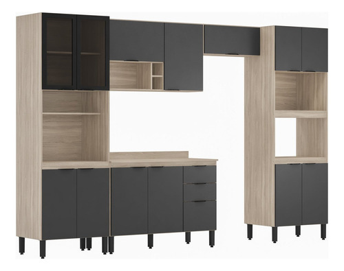Cozinha Completa Firenze 05 Peças 14 Portas E 02 Ac
