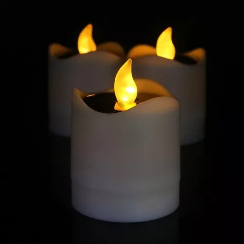 .as 2 Velas Led Solares Tealight