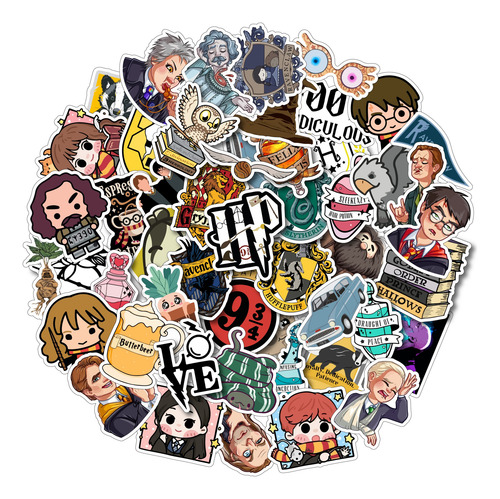 Pegatinas Stickers Calcomanía Auto Cuaderno Lap Harry Potter