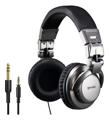 Gemini Sound Djx-500 Auriculares Profesionales Para Dj, Sobr