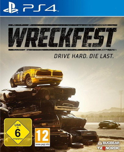 Wreckfest  Playstation 4  (ps4) Disco Fisico 100% Sellado