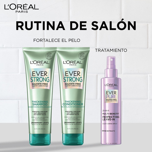 Loréal Paris Acondicionador Ever Strong Sin Sulfatos, 250ml