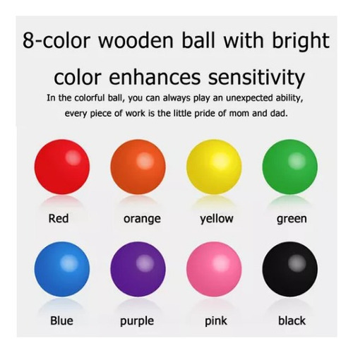 Juego Didáctico Tubo De Ensayo Con Cuentas De Colores