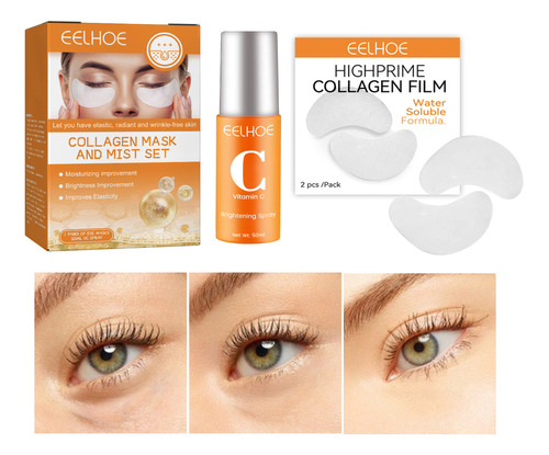 Mascarilla De Ojos Nutritiva Antiarrugas Collagen Mist +