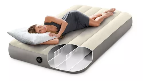 COLCHON-CAMA HINCHABLE INDIVIDUAL FIBER TECH 99 X191 X 25 CM - 64101