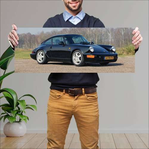 Cuadro 30x80cm Auto 1991 Porsche 911 Carrera Rs 237