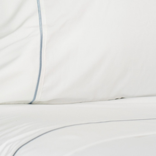 Sabanas Hoteleras 700 H Feston Bordado Queen Size Pret