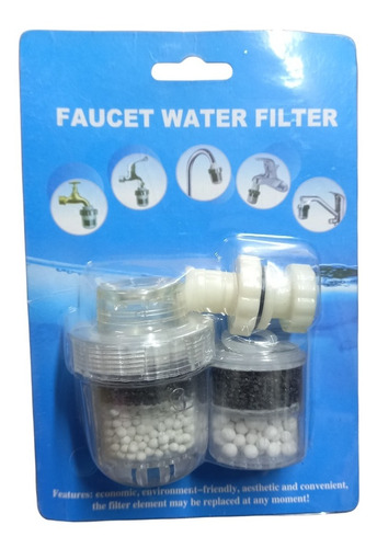 Filtro Para Agua Carbón Con Repuesto Y Adaptador