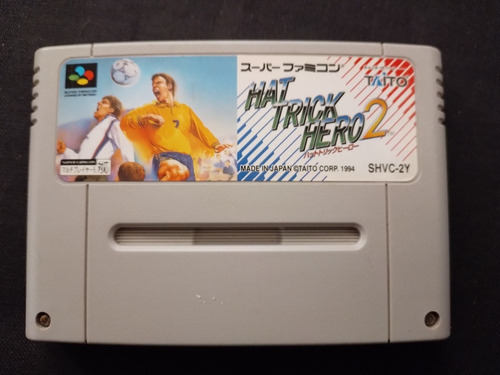 Taito Hat Trick Hero 2 Original Super Famicom Nintendo