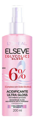 Acidificante Ultra Gloss Elseve Glycolic Gloss 6% 200ml