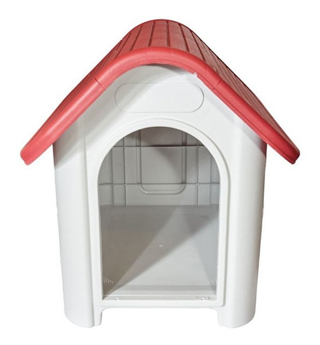 Casa Casita Para Perro Techo Rojo Calidad Excelente Oferta
